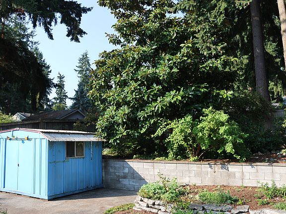 Backyard storage shed