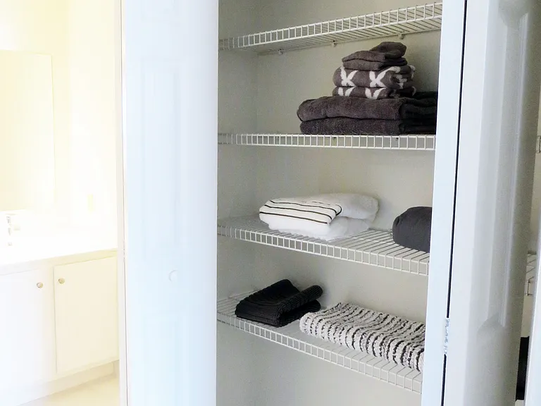 Master Bath linen closet.