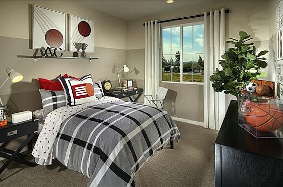 comfortable second bedroom