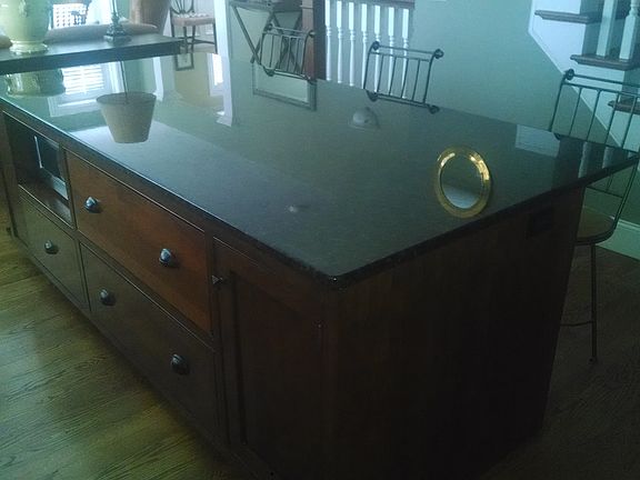 Large kitchen island