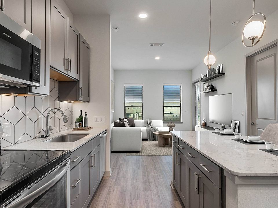 Modern kitchen with quartz countertops