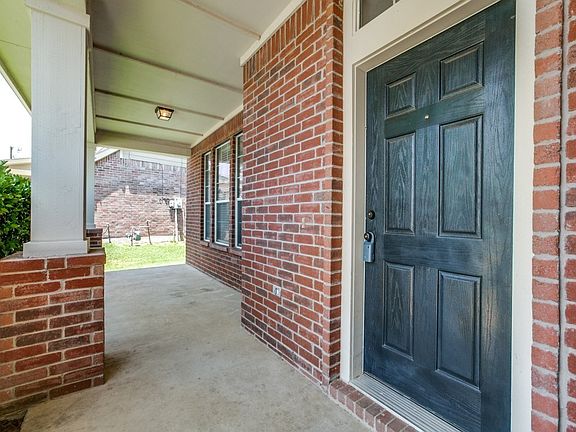 Inviting front porch.