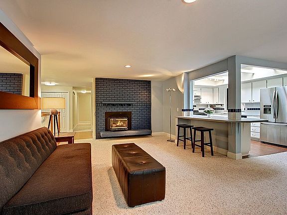Great room with gas fireplace