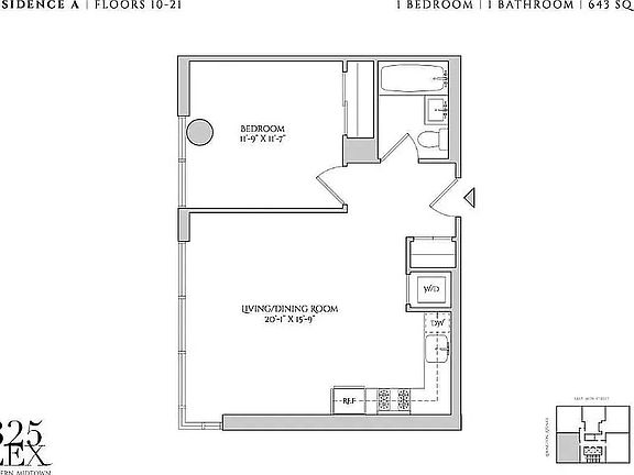 2nd image of 325 Lexington Ave APT 14A