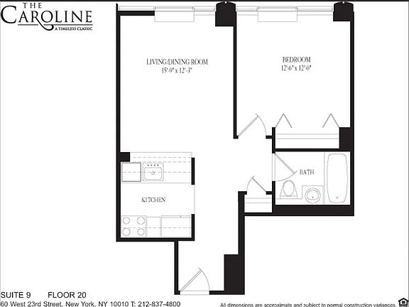 2nd image of 60 W 23rd St APT 1709