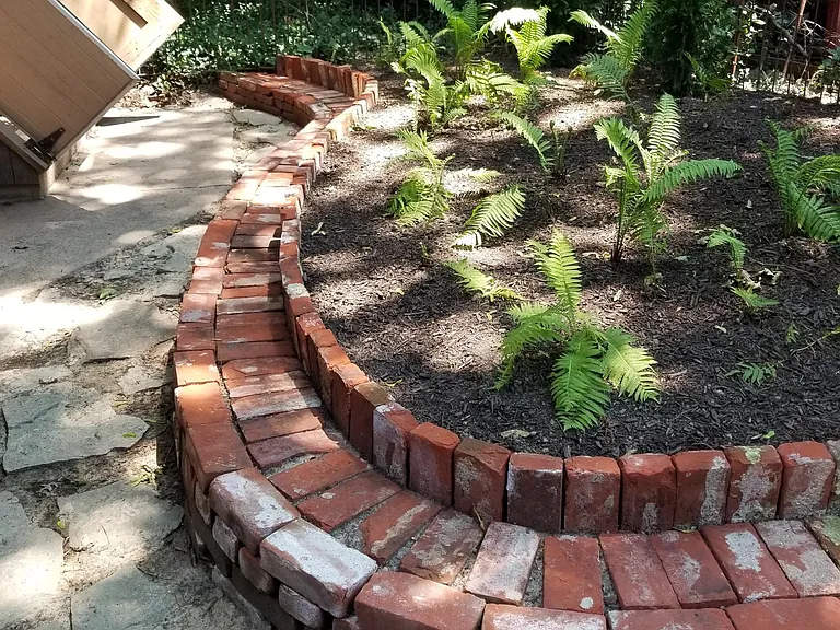 Shared backyard perfect for a grill-out