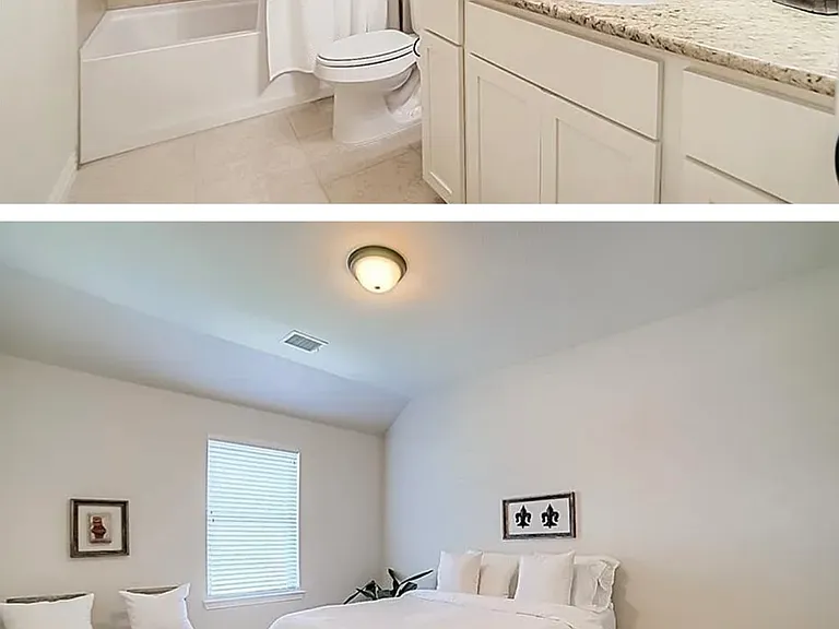 Guest Bathroom and Guest bedroom