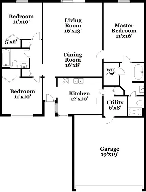 3 bed, 2.0 bath, 1264 sqft, $3,180 — Photo 2
