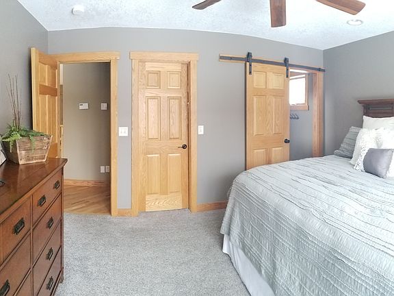 Large master bedroom. 