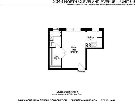 2nd image of 2048 N Cleveland Ave APT 309