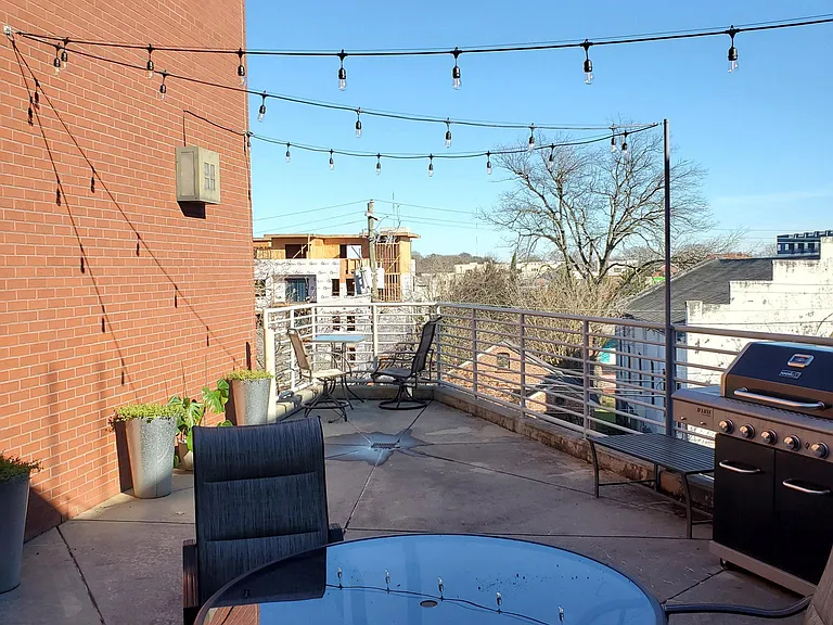 3rd floor common space with grill