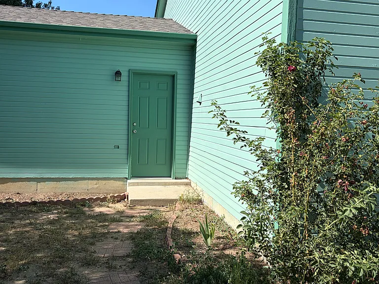Garden Areas in Back near Garage