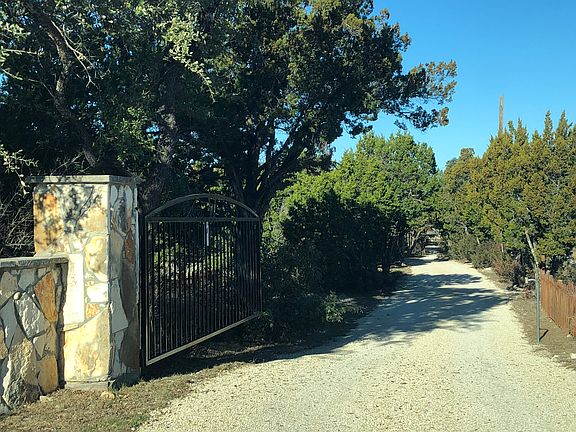 Private, gated driveway