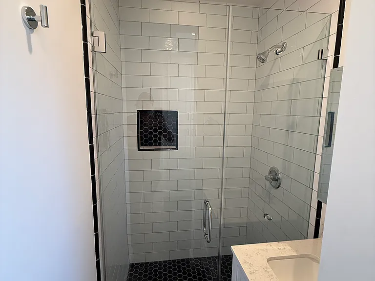 Master Bathroom Vintage Style Tile Shower