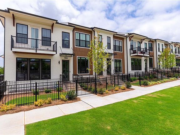 Completed Brownstone Collection Exterior - Actual homesite is under construction