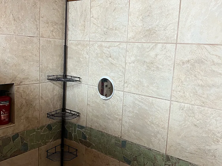 Large walk in shower