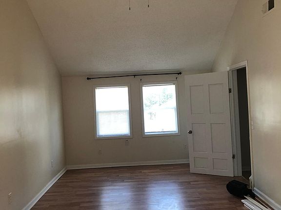 Master bedroom with master bathroom