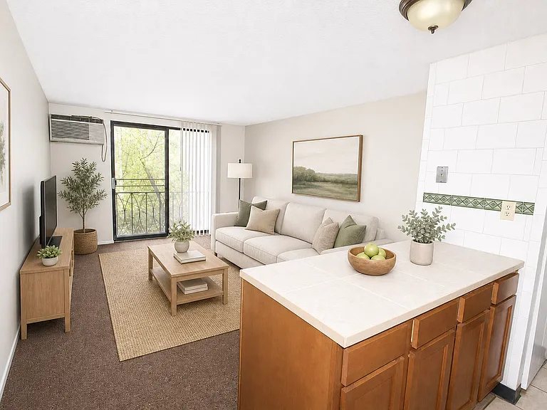1 BR - Staged