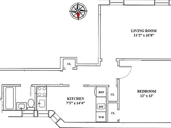 2nd image of 47 E 7th St APT C1