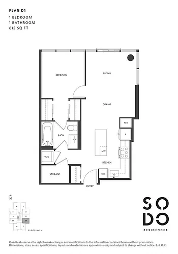 Floor plan D1
