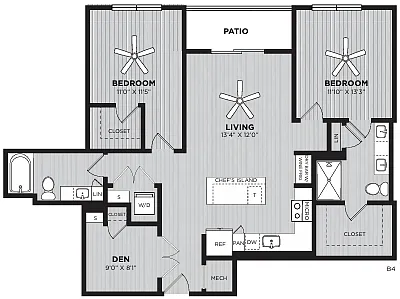 Floor plan B4