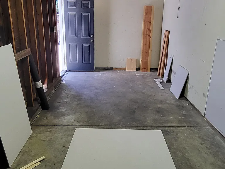 Garage (repairs in progress)
