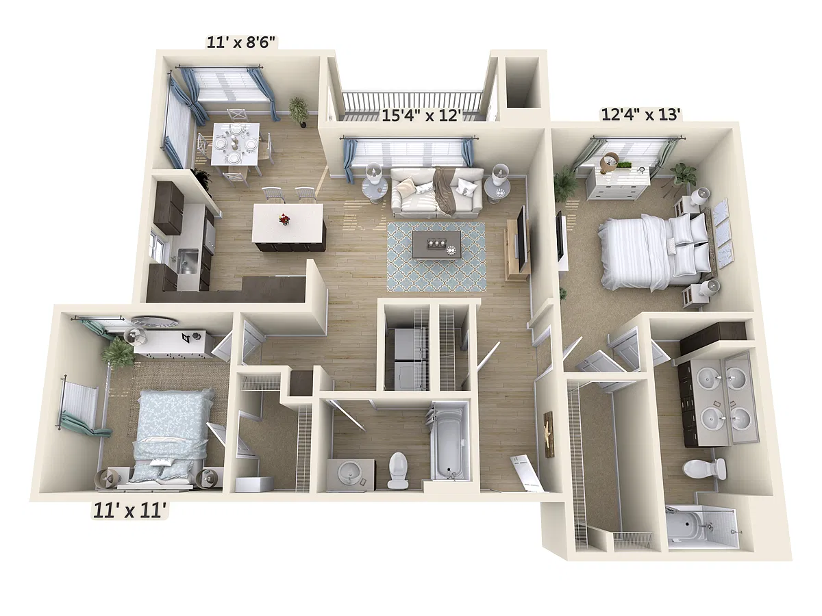 Floor plan B3