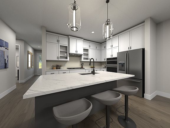 Skip takeout and prep dinner in the well-appointed kitchen.