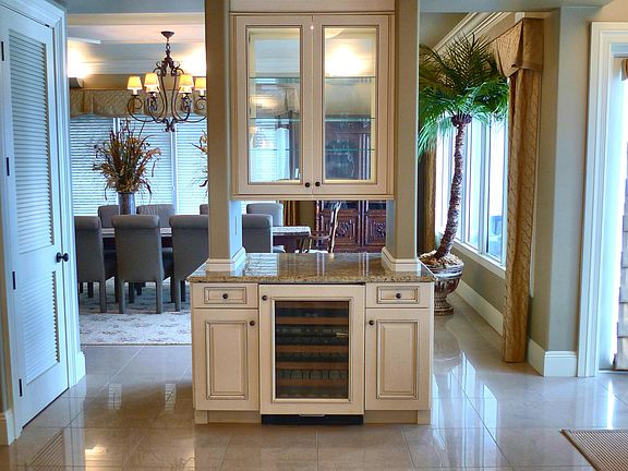 View from in front of the Kitchen Island looking towards the Dining Room.