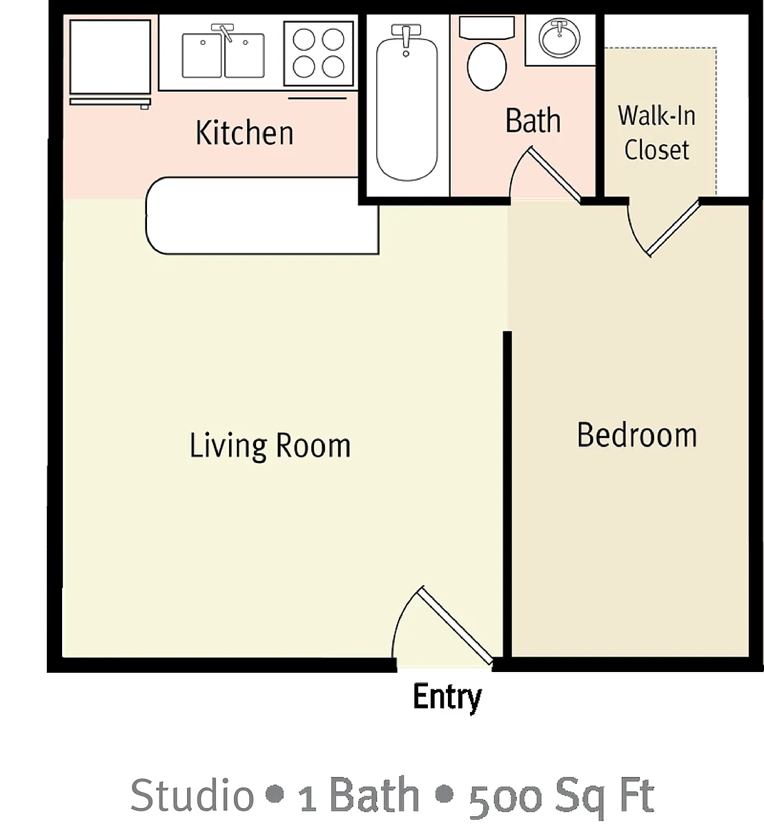 Floor plan Studio