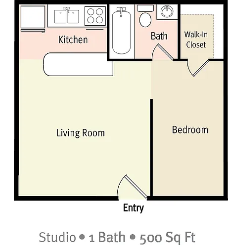 Floor plan Studio