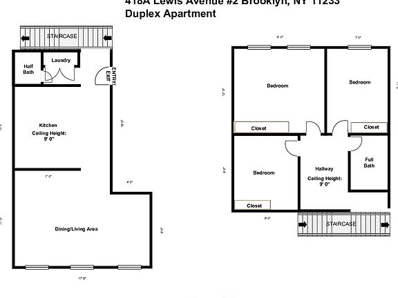 2nd image of 418A Lewis Ave #2