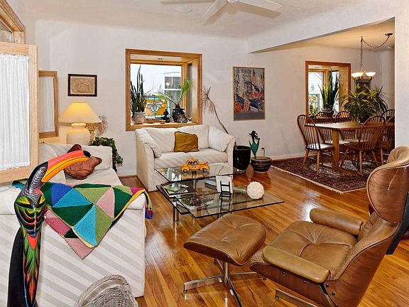 Living Room view with Bay Window