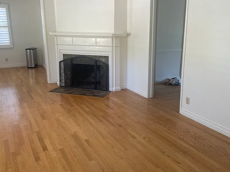 living room and dining area