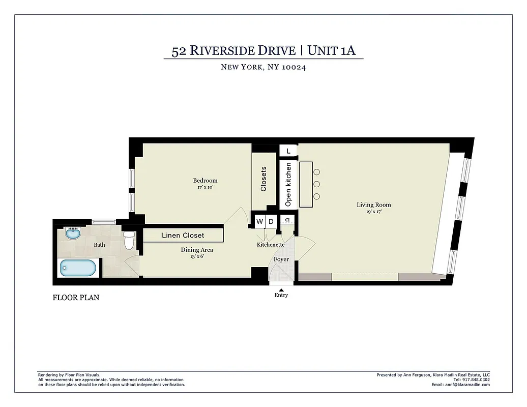 52 Riverside Drive #1A in Upper West Side, Manhattan | StreetEasy