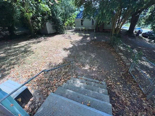 Backyard from Back Door