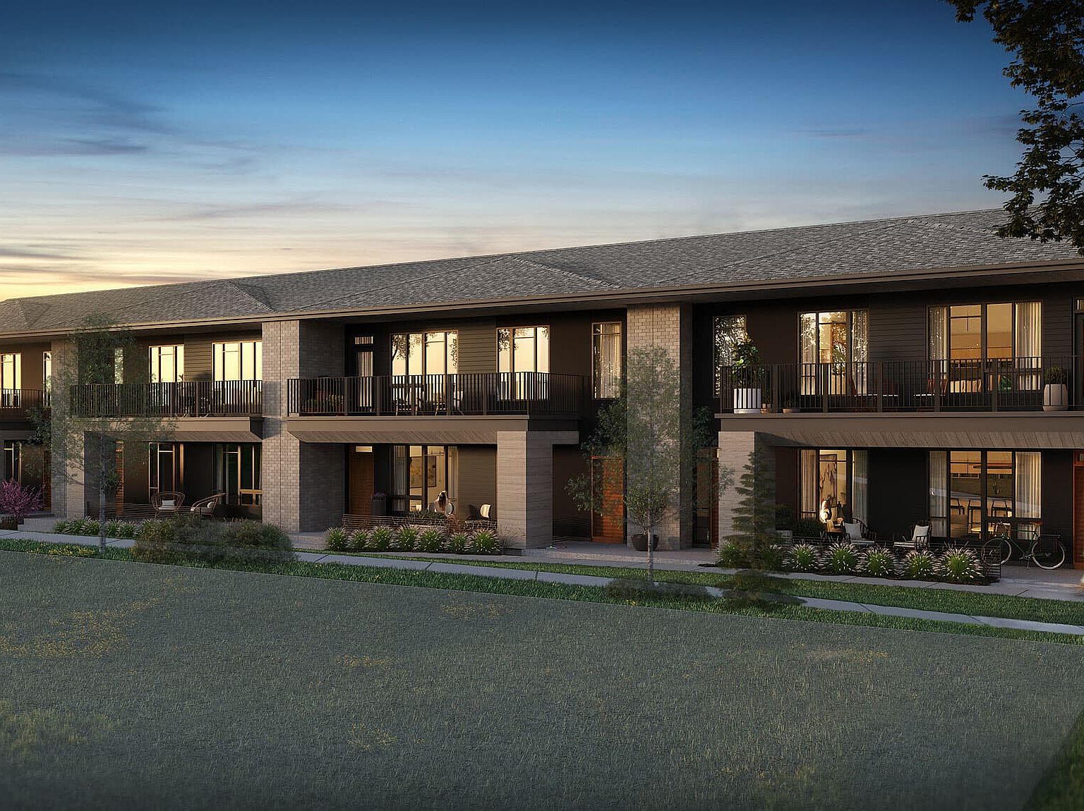 Hyde Plan, Townhomes Collection in Crown Park