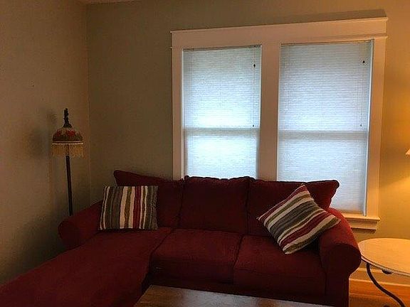 Living room couch and coffee table