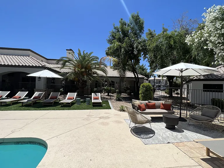 Revamped poolside loungers, adding a touch of excitement to your leisure time