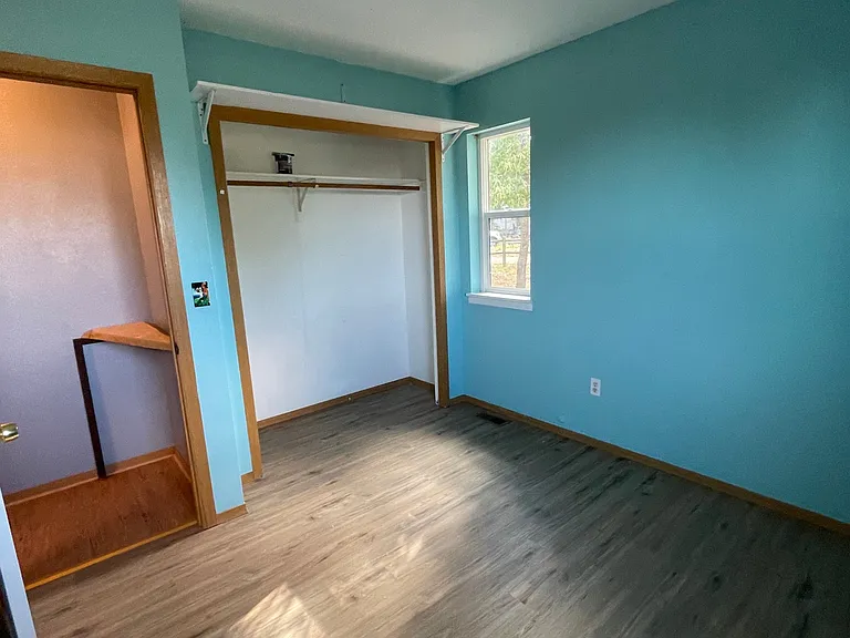 North facing bedroom.
