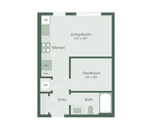 Floor plan Studio