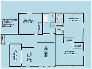 Floor plan WHITTREDGE