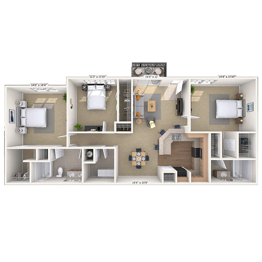Floor plan The Royal Palm