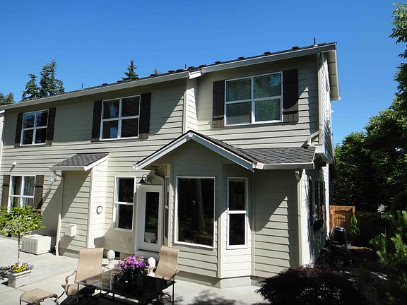 Large south facing patio