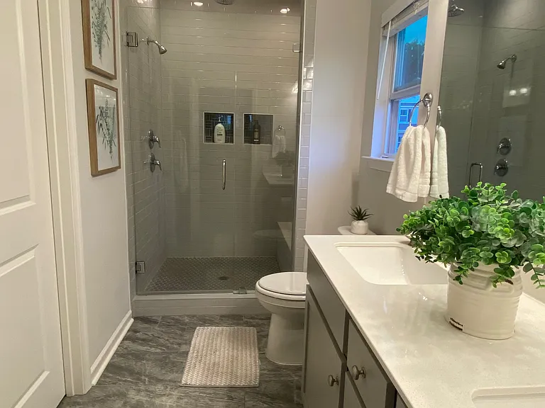 Primary Bath, first floor