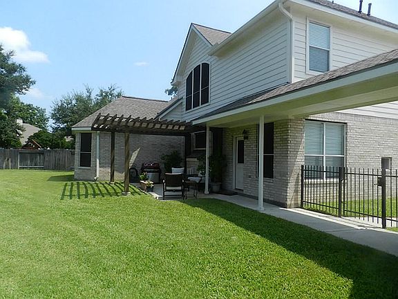 Large backyard affords privacy