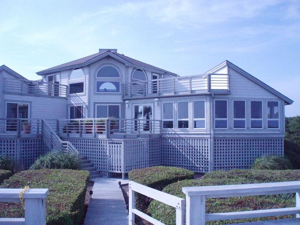 Ocean side of house