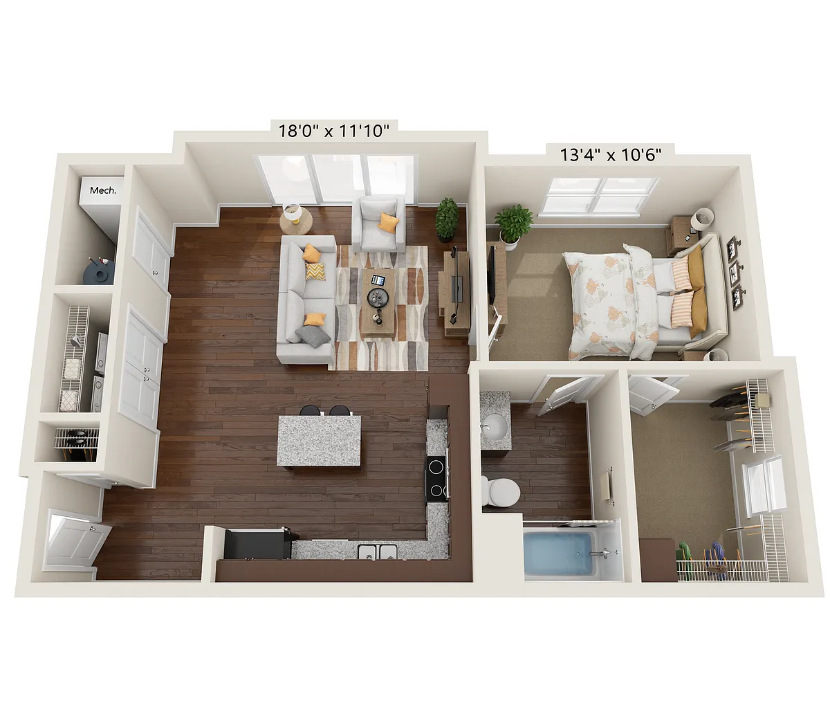 Floor plan Bald Cypress