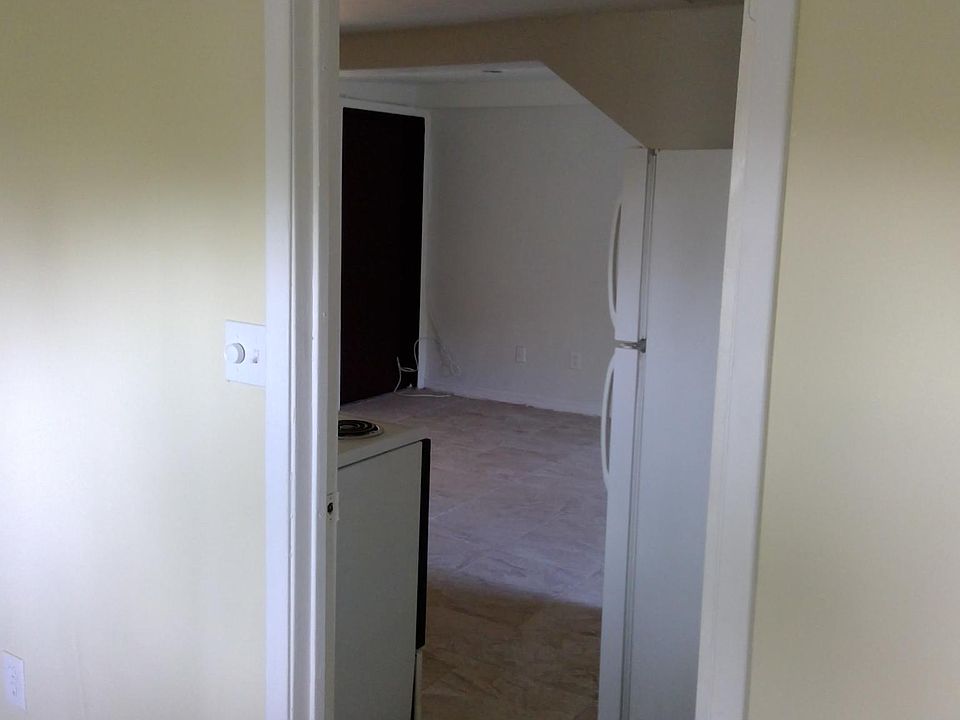 Bedroom showing living room