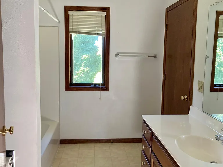 Master has an attached full bathroom.